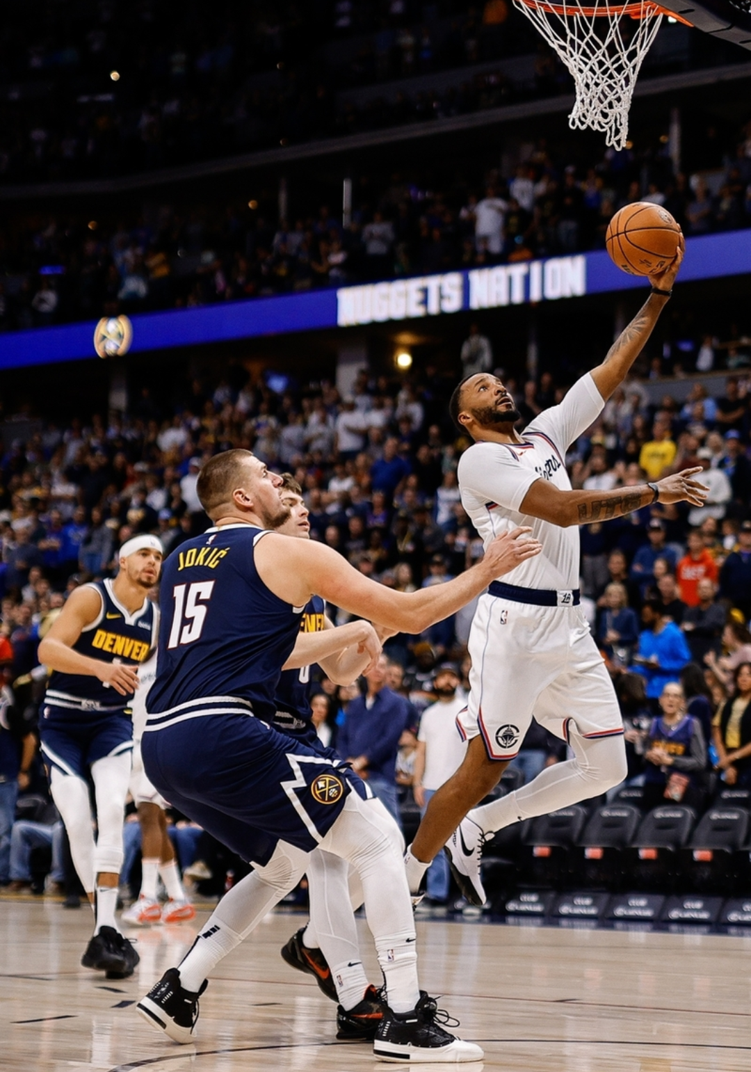 快船队大胜掘金,保持不败战绩 快船队大胜掘金,保持不败战绩